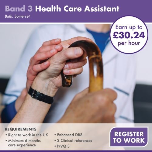 Band 3 Health Care Assistant Bath, Somerset