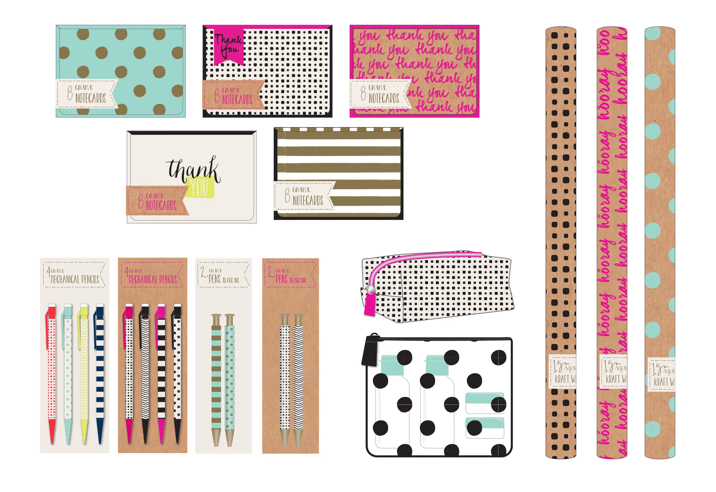 STATIONERY ITEMS // TARGET DOLLAR SPOT