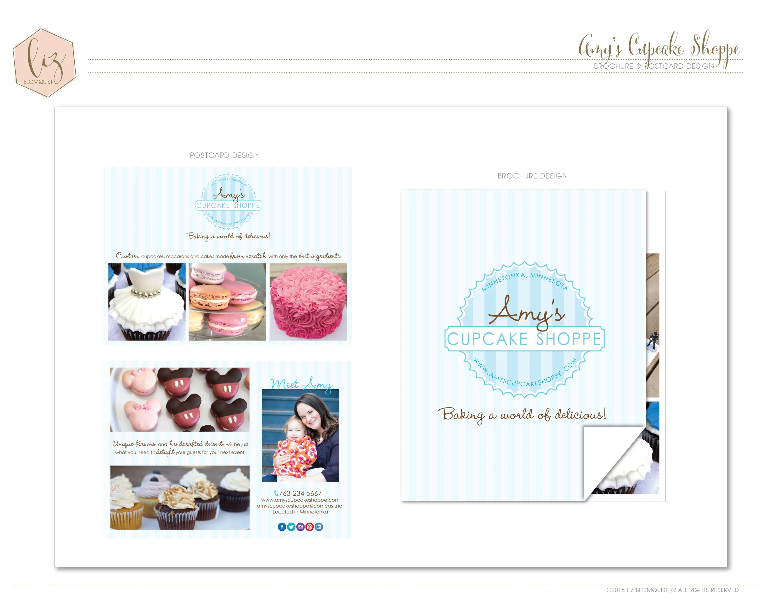 MARKETING MATERIAL // AMY'S CUPCAKE SHOPPE