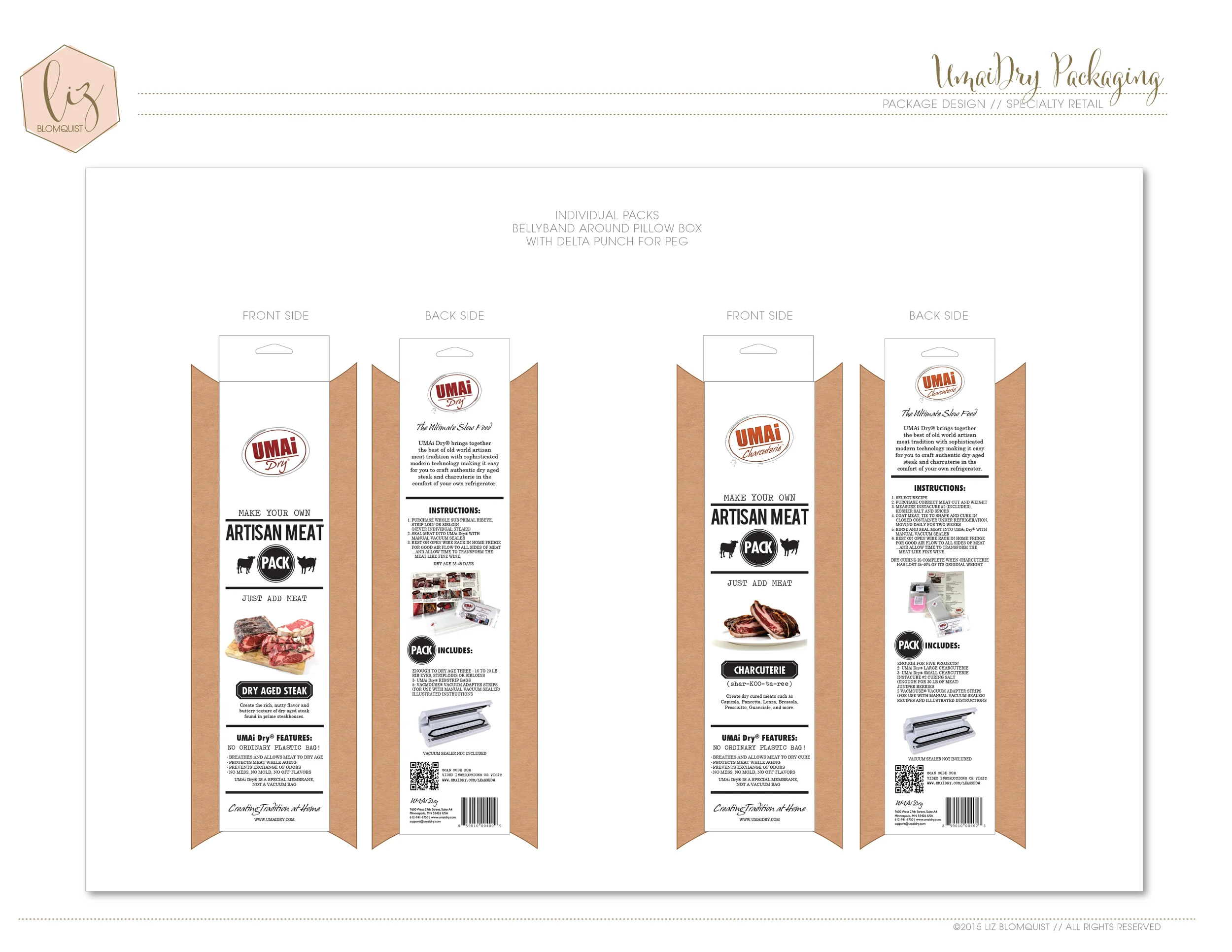 PILLOW BOX PACKAGING // UMAIDRY