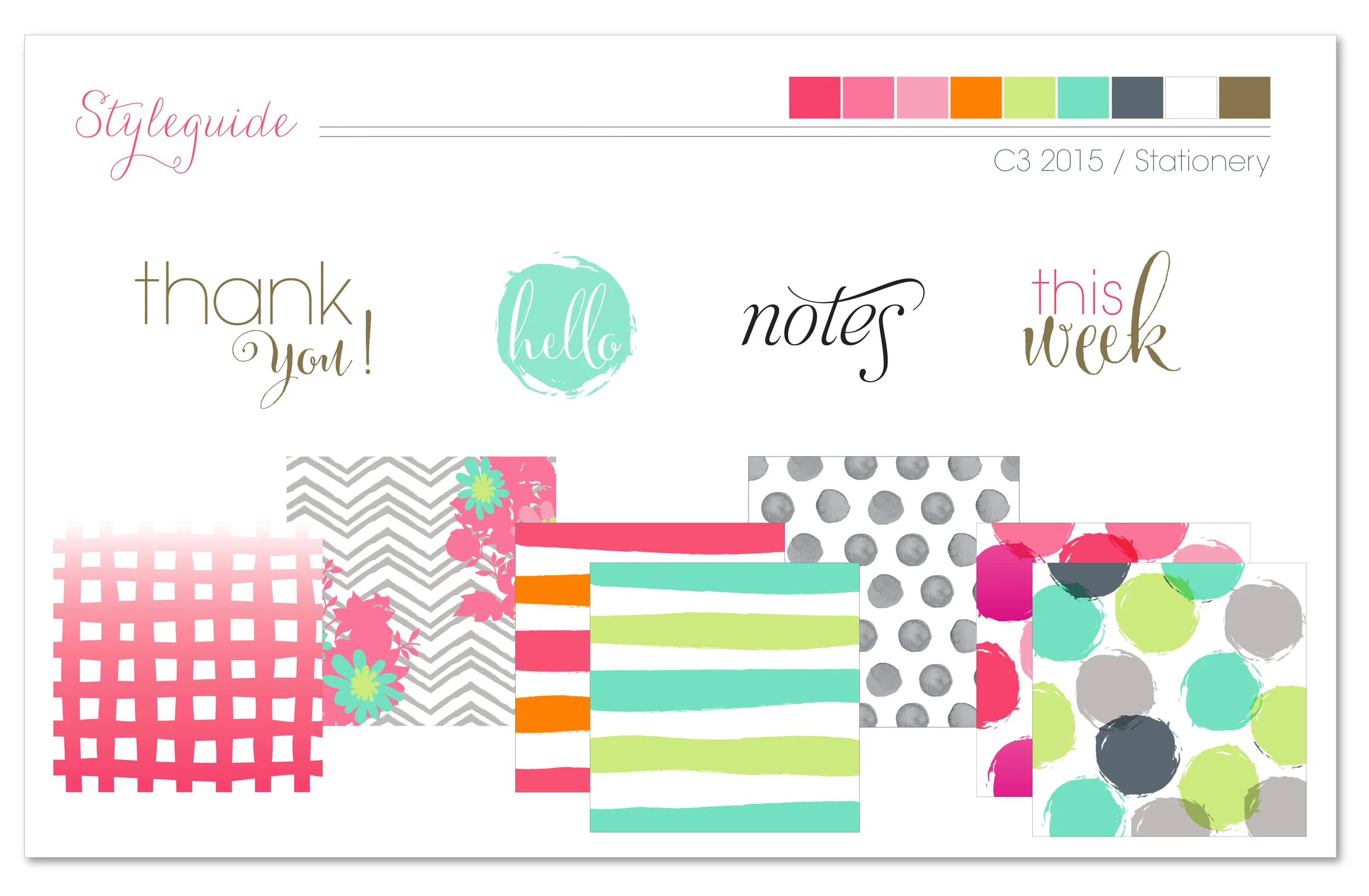 STYLE GUIDE // STATIONERY