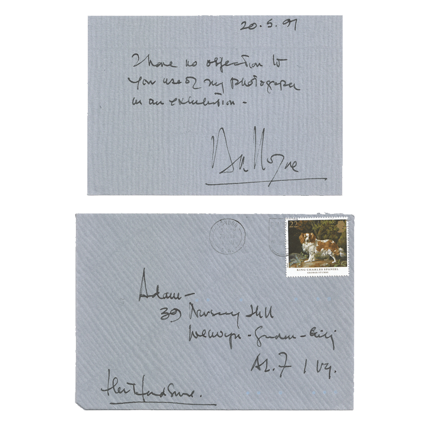 letter from Dirk Bogarde