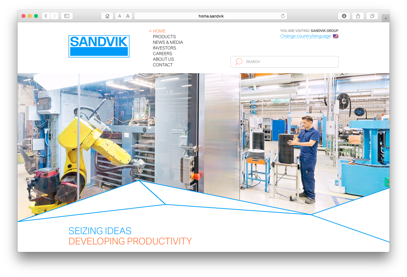 Screen Shot Sandvik home.jpg