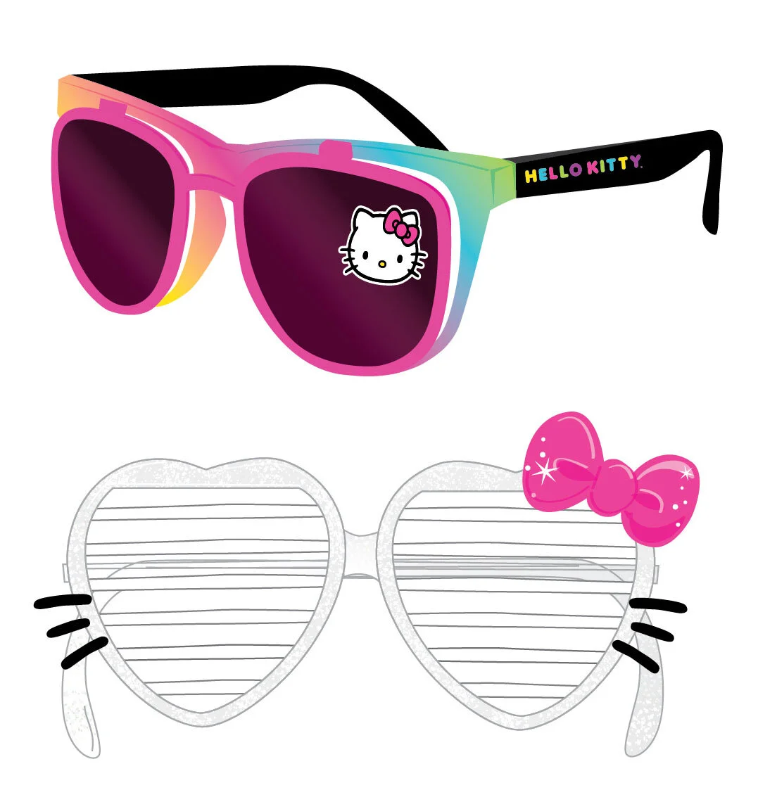 Digital concept sketches for Hello Kitty products