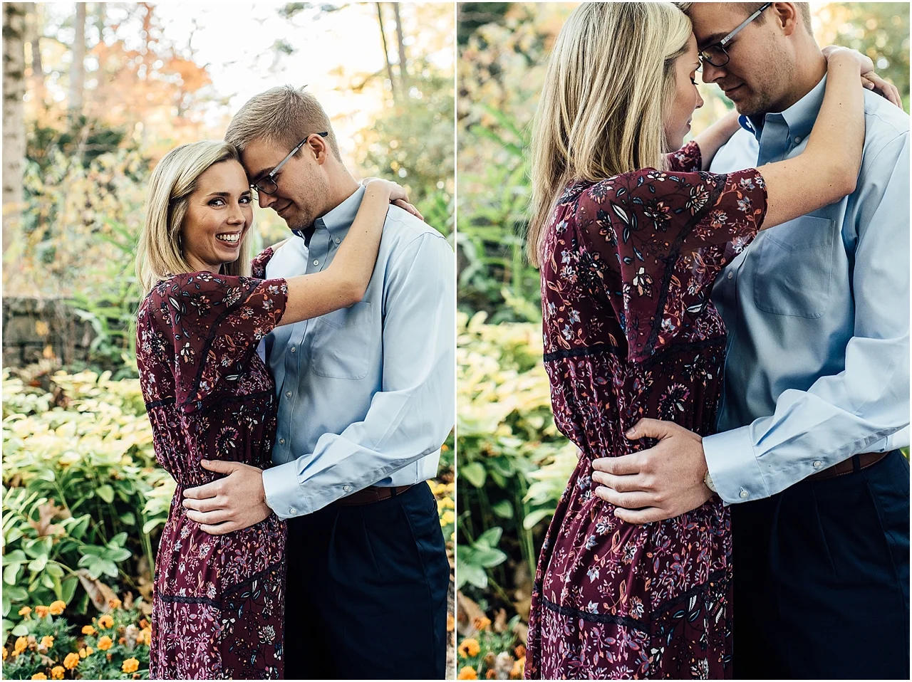 Lindsey Ann Photography - Engagement session at the Botanical Gardens in Downtown Birmingahm