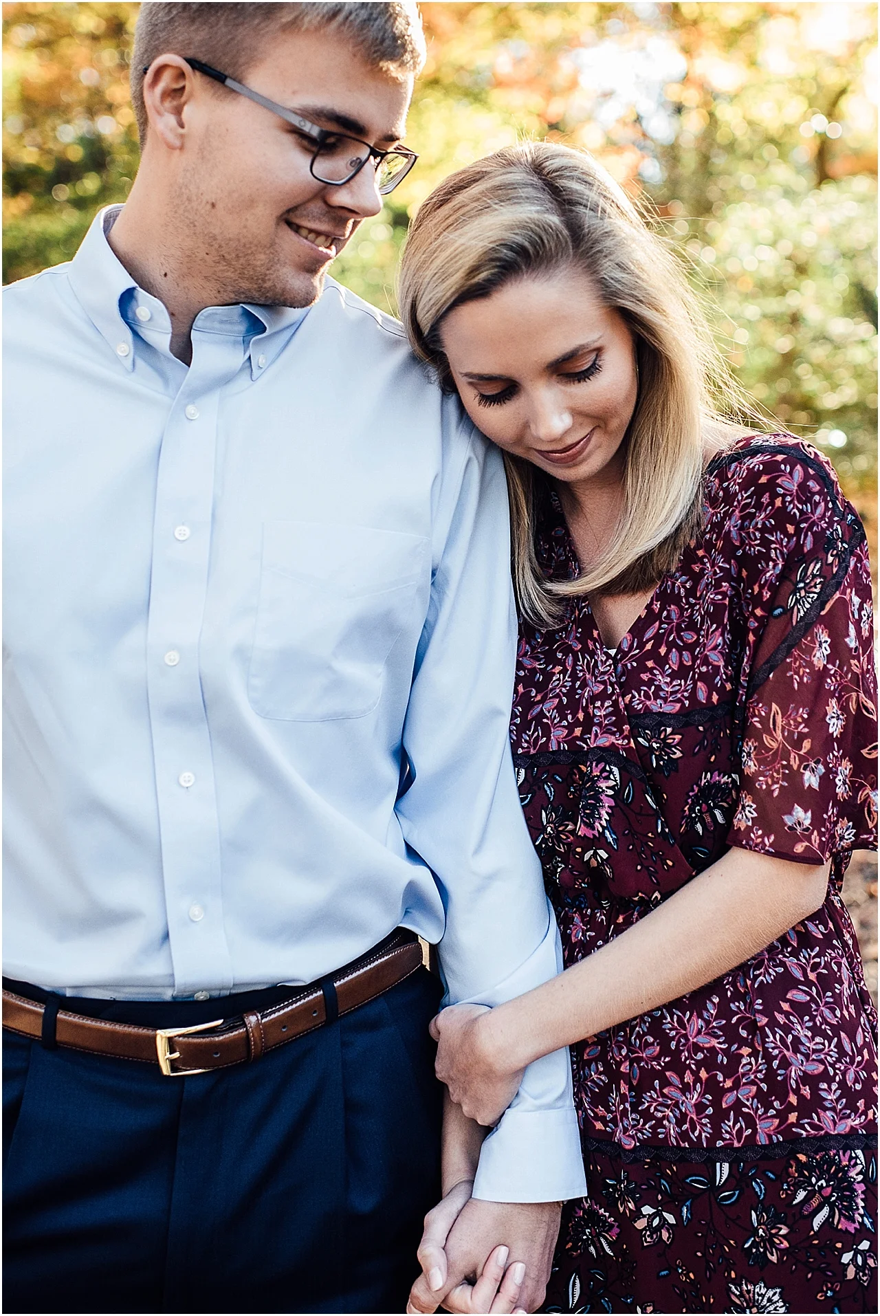 Lindsey Ann Photography - Engagement session at the Botanical Gardens in Downtown Birmingahm