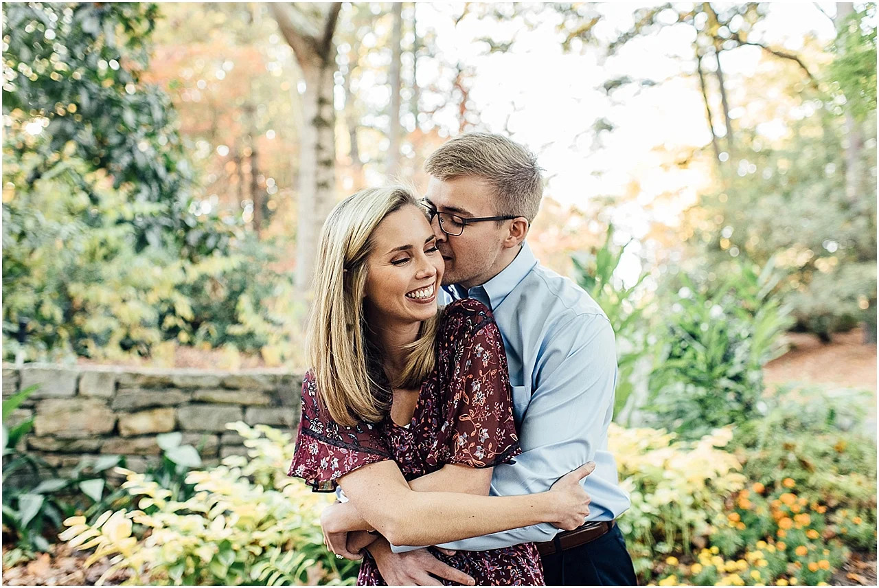 Lindsey Ann Photography - Engagement session at the Botanical Gardens in Downtown Birmingahm