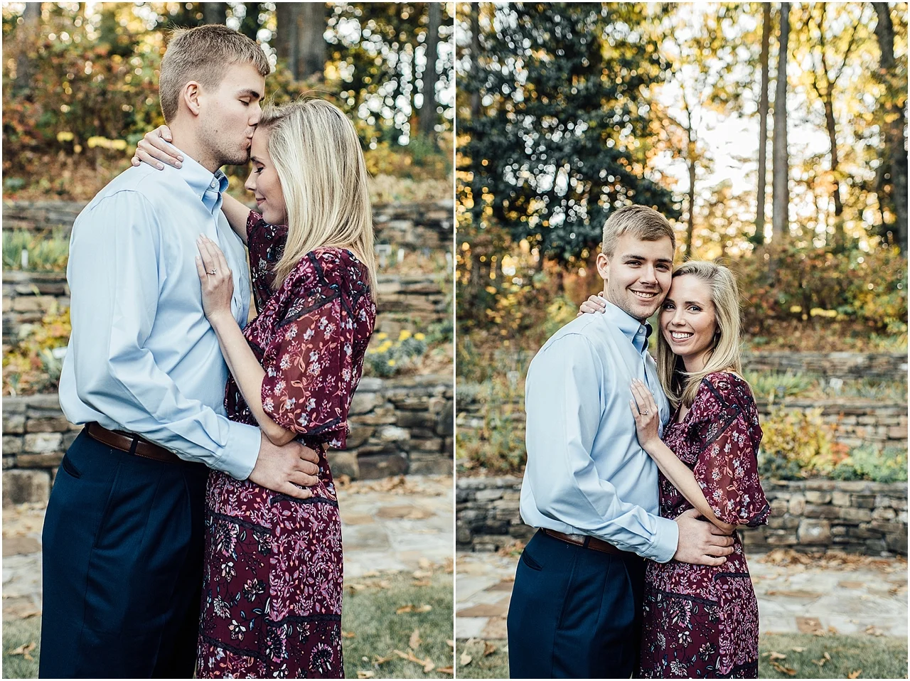 Lindsey Ann Photography - Engagement session at the Botanical Gardens in Downtown Birmingham
