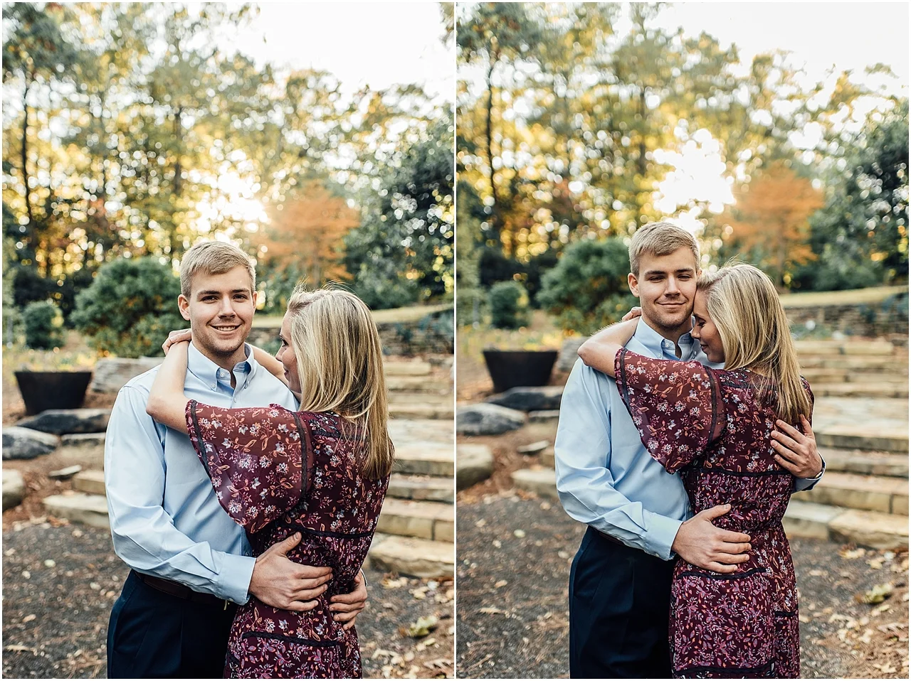 Lindsey Ann Photography - Engagement session at the Botanical Gardens in Downtown Birmingham