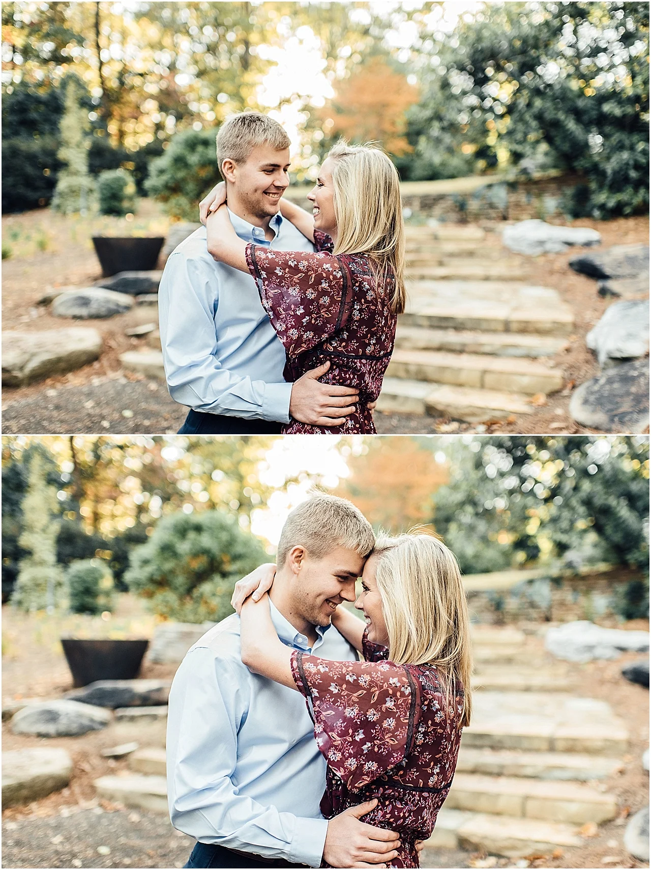 Lindsey Ann Photography - Engagement session at the Botanical Gardens in Downtown Birmingham