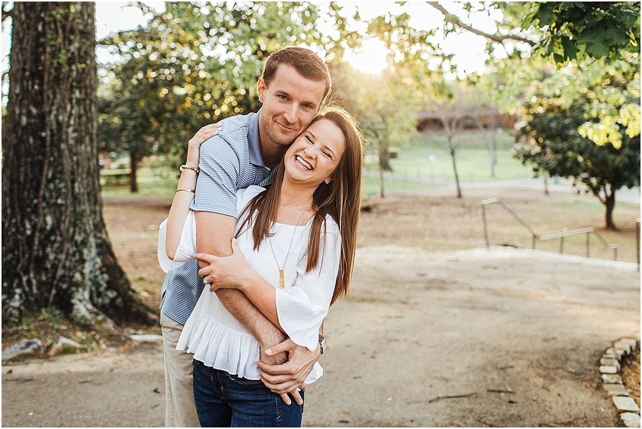 Nicole and Russ | Avondale Park and Rooftop Engagement