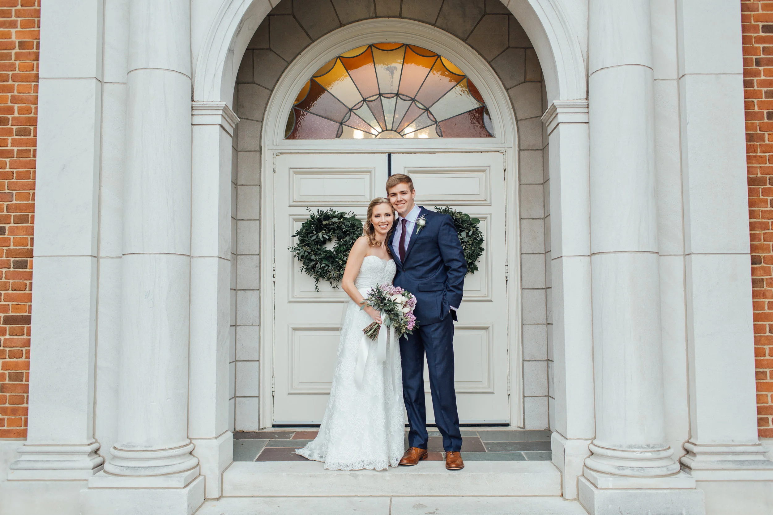 David & Abby's Chapel Wedding | Samford Chapel | The Vulcan | Birmingham,AL