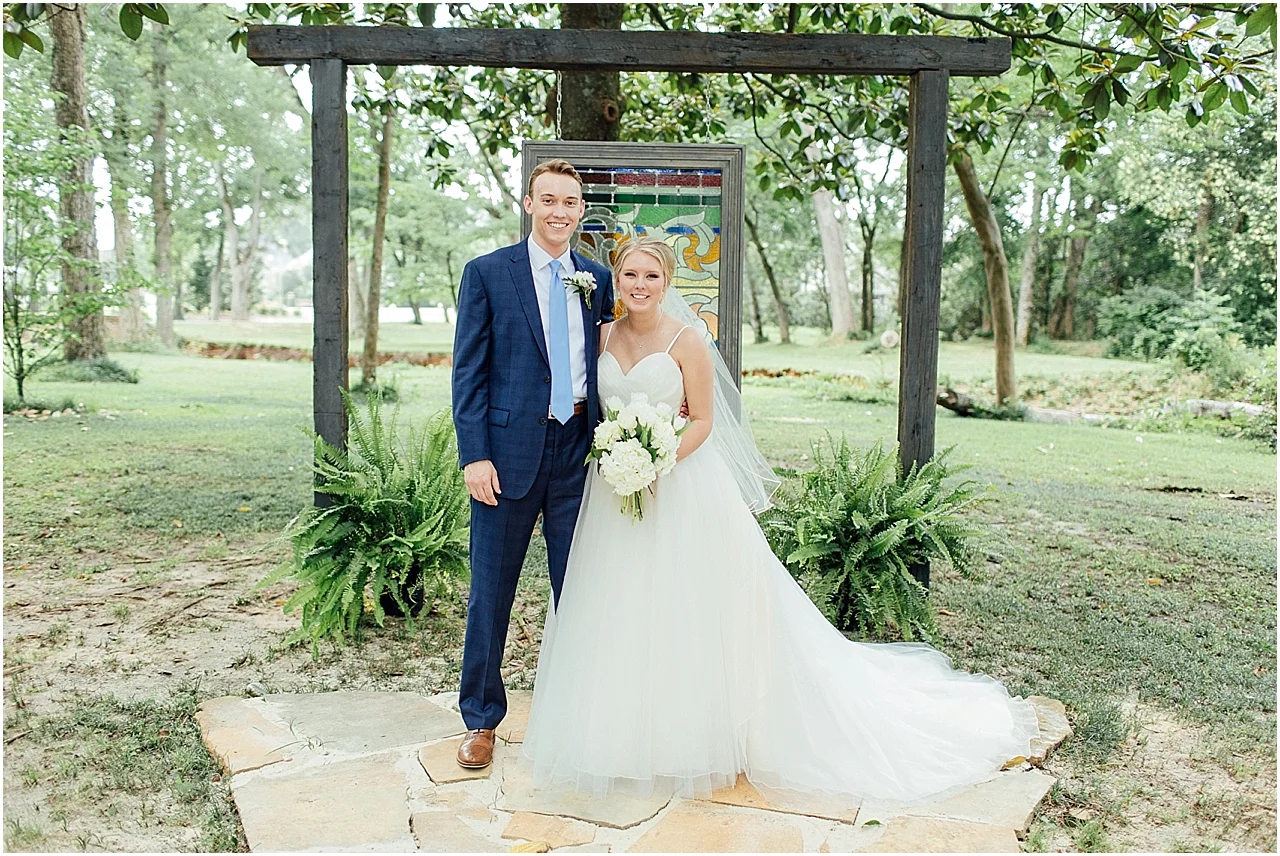 Molly and Andrew's Sweet Backyard Wedding | Reserve at Oliver Creek | Montgomery, AL