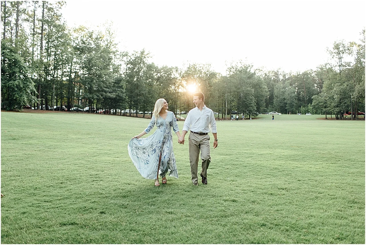 Alec & Riley-Kate's Romantic Engagement by the Creek | Moss Rock Preserve | Hoover, AL