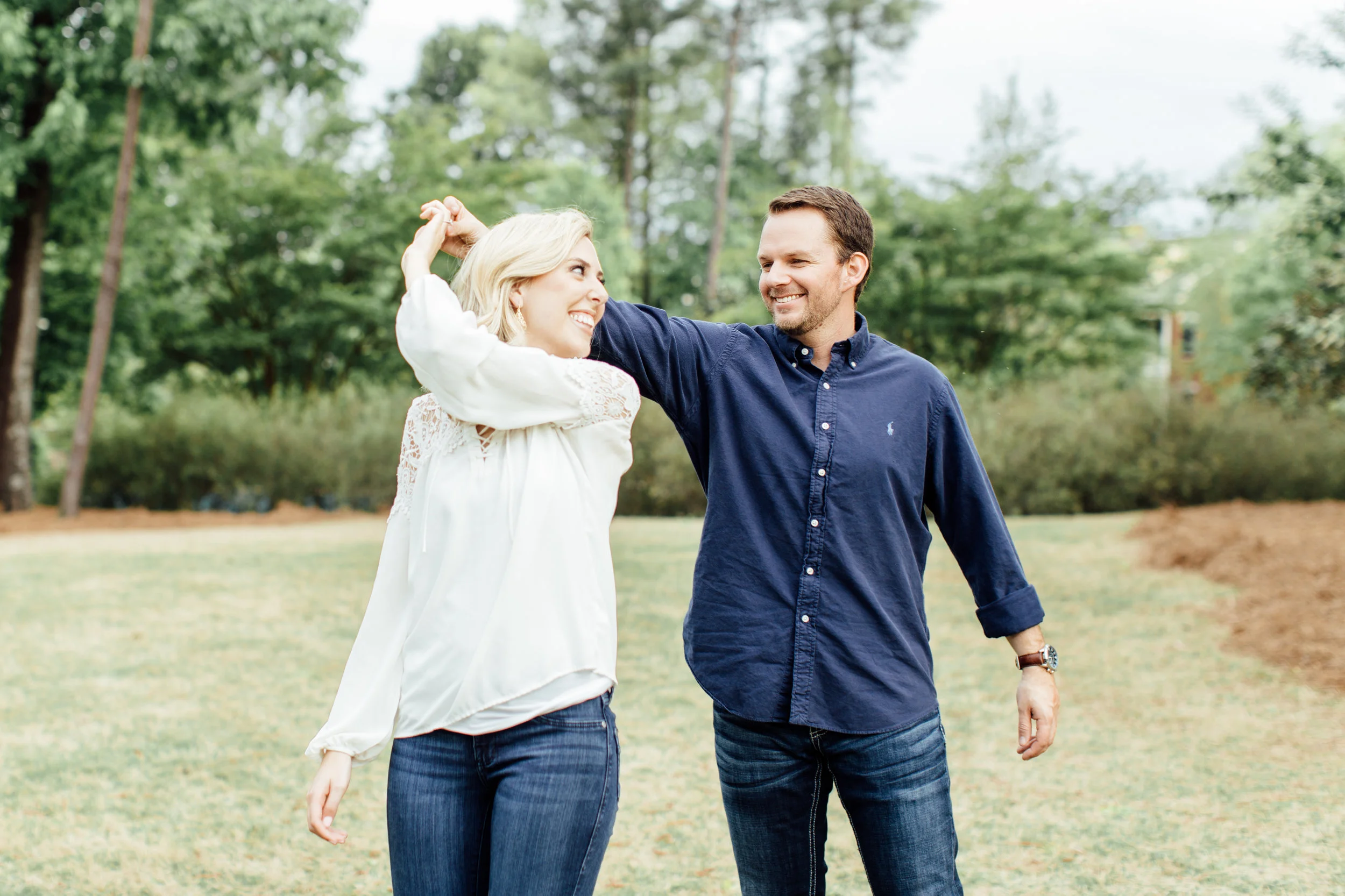 Emily & Lance's Engagement Shoot at Moss Rock Preserve | Birmingham, AL