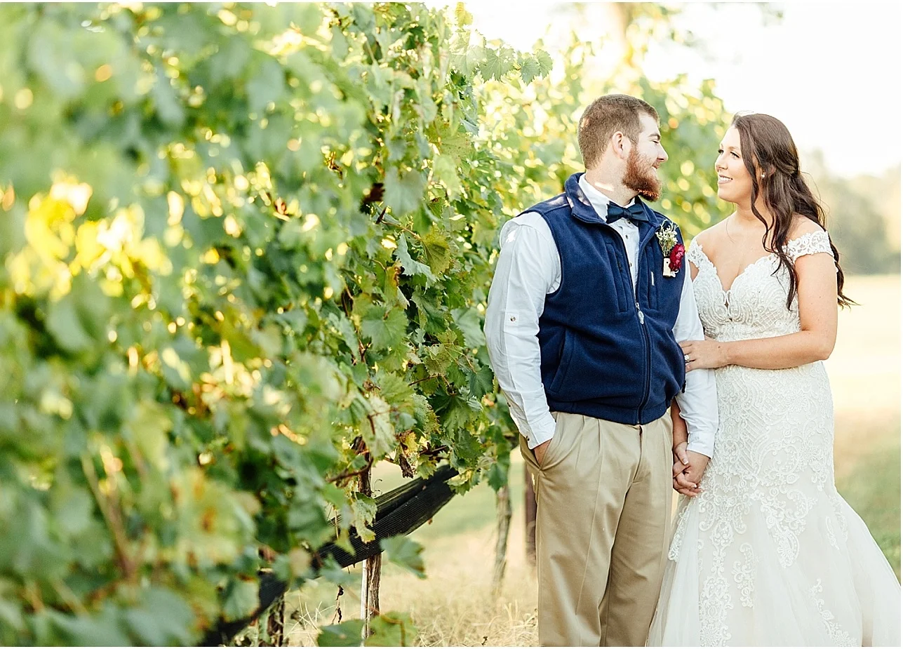 Allison and Eric's Country Chic Wedding at Arrington Vineyards | Nashville, TN