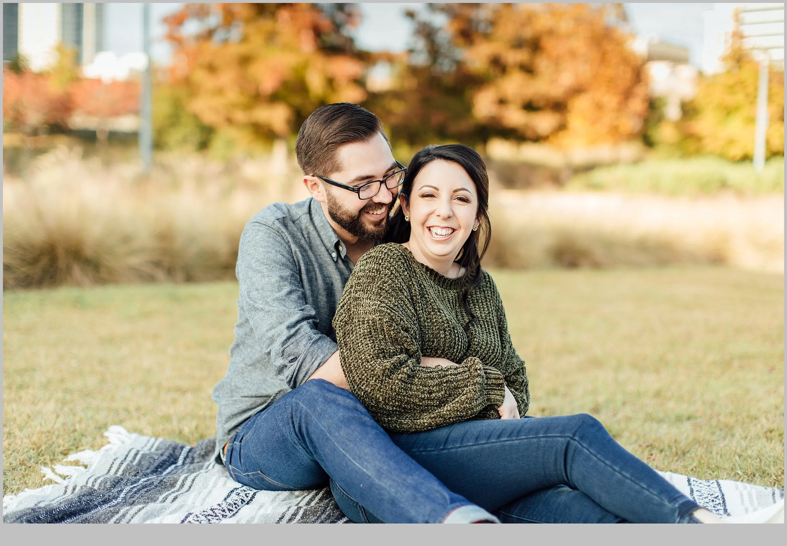 Hillary &amp; Brian's Fun Engagement in Railroad Park | Downtown Birmingham