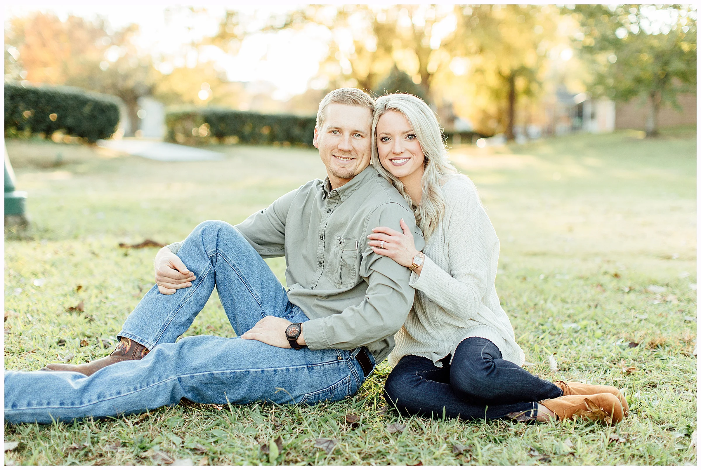 Jesse and Allison's Engagement Session at Avondale Park | Birmingham, AL