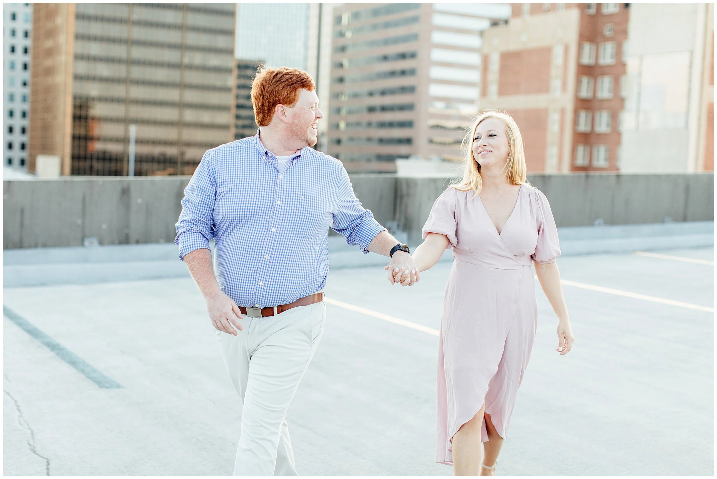 Micah &amp; Jana's Railroad Park Engagement Session | Birmingham, AL