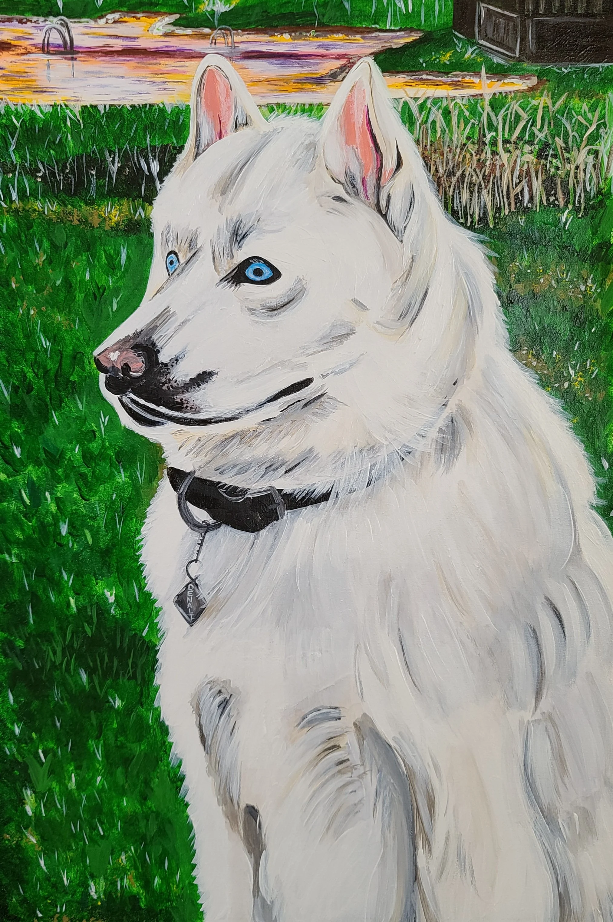 Denali The Husky #1 • 18"X12" • acrylic on canvas ©2022 Amber C. Smith
ALL RIGHTS RESERVED