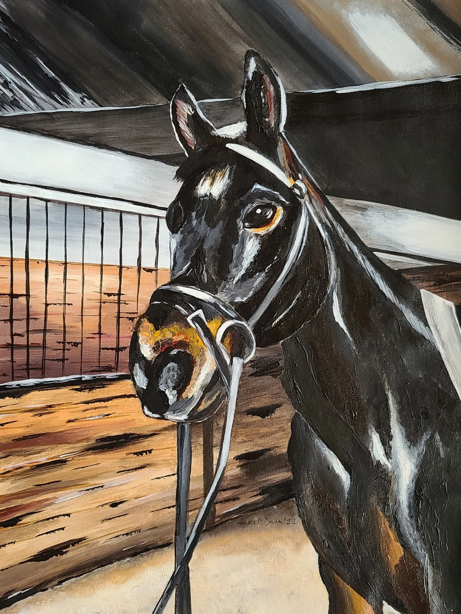 Arabian Horse #1  • acrylic on canvas
©2021 Amber C. Smith ALL RIGHTS RESERVED