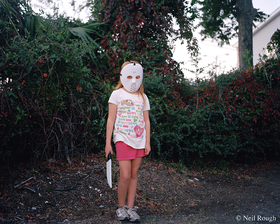 Myrtle Beach Girl with Hockey Mask and Knife 2012.jpg