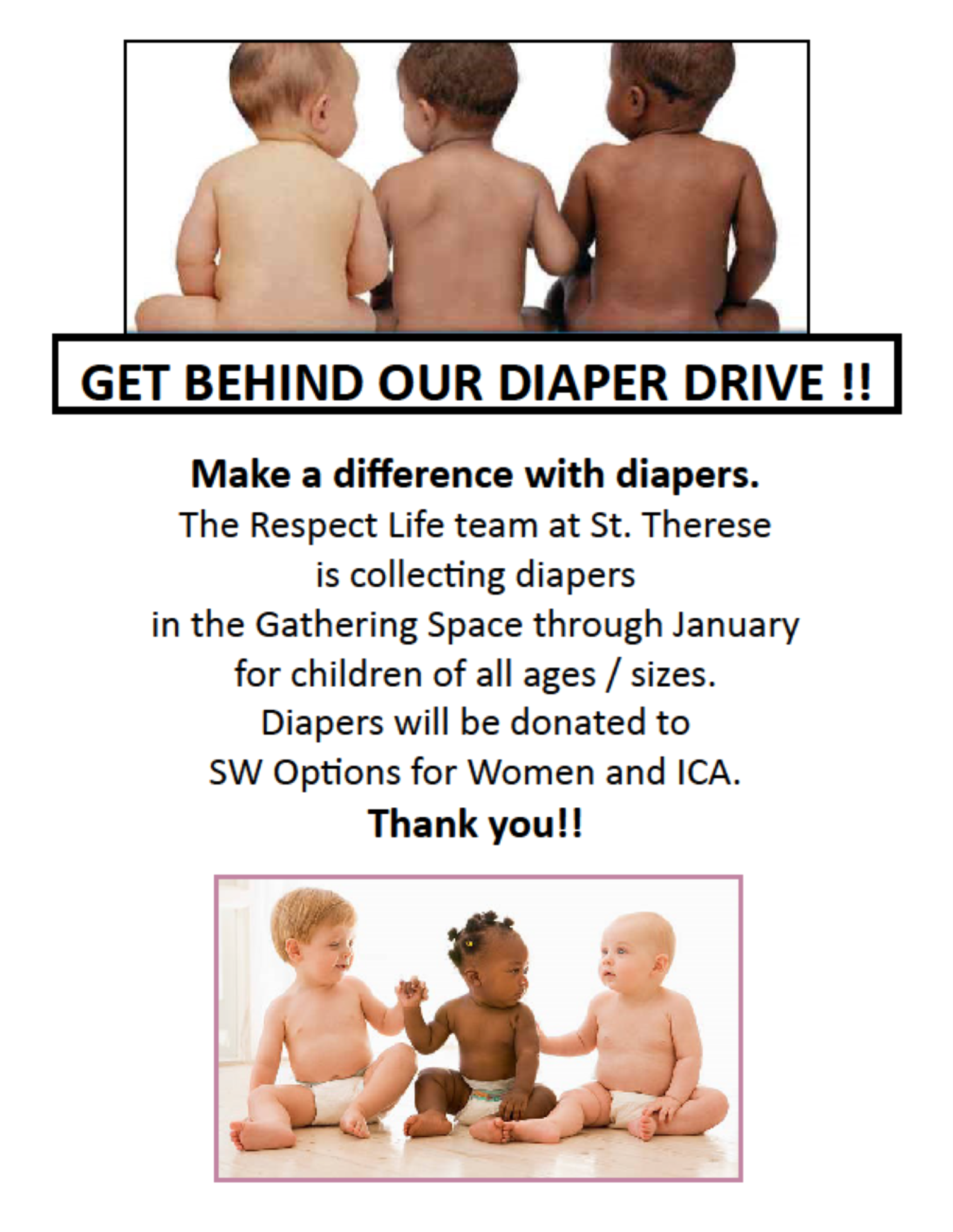 Take action st therese parish