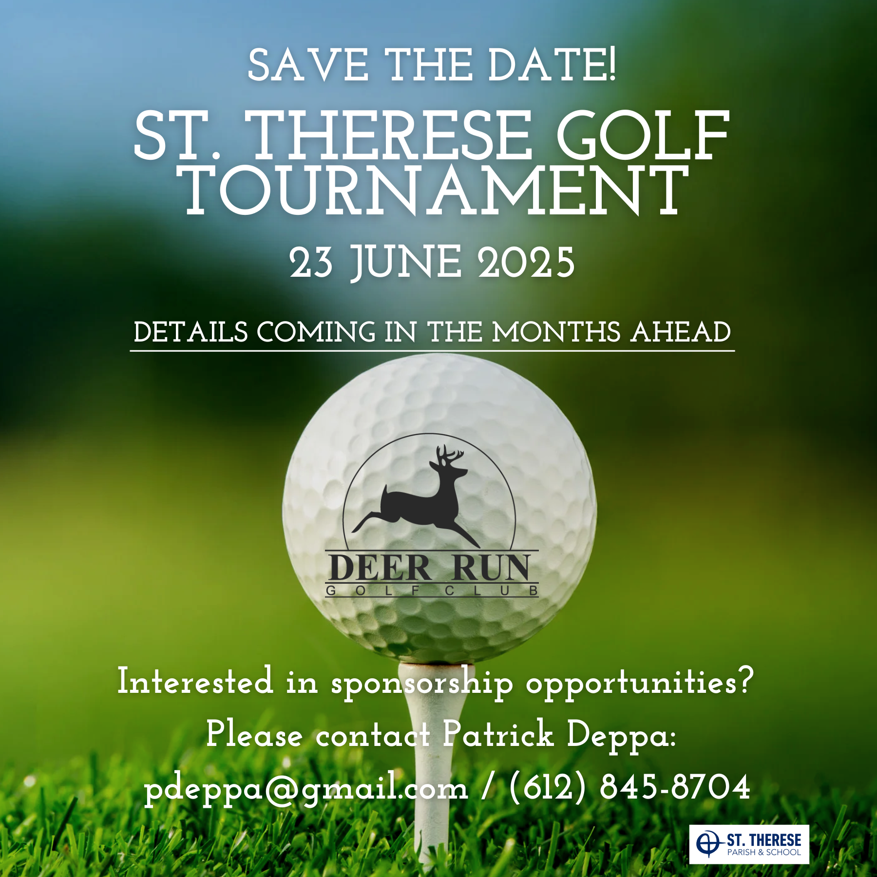 2025 Golf Tournament - Save the Date!