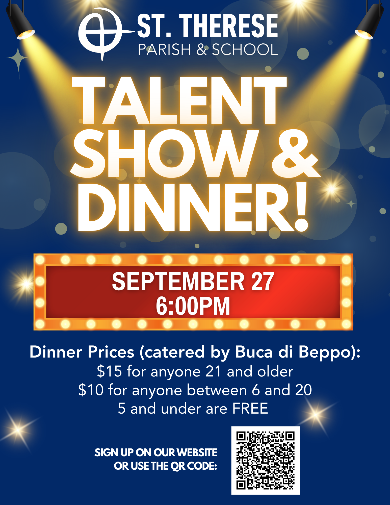 Talent Show & Dinner
