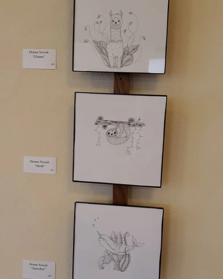 Deana Novak’s “Llama” “Sloth” &amp; “Narwhal”