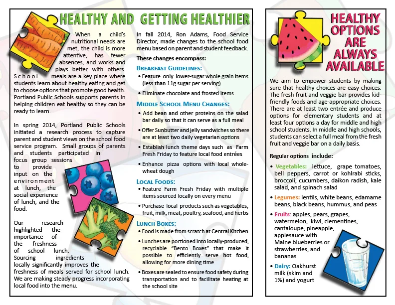 Brochure (inner page)