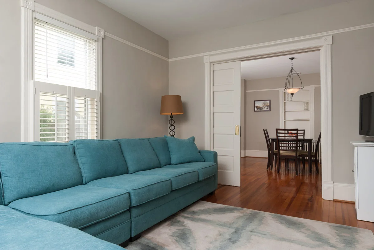 Don't forget to make your adjoining spaces look as good as the primary space.