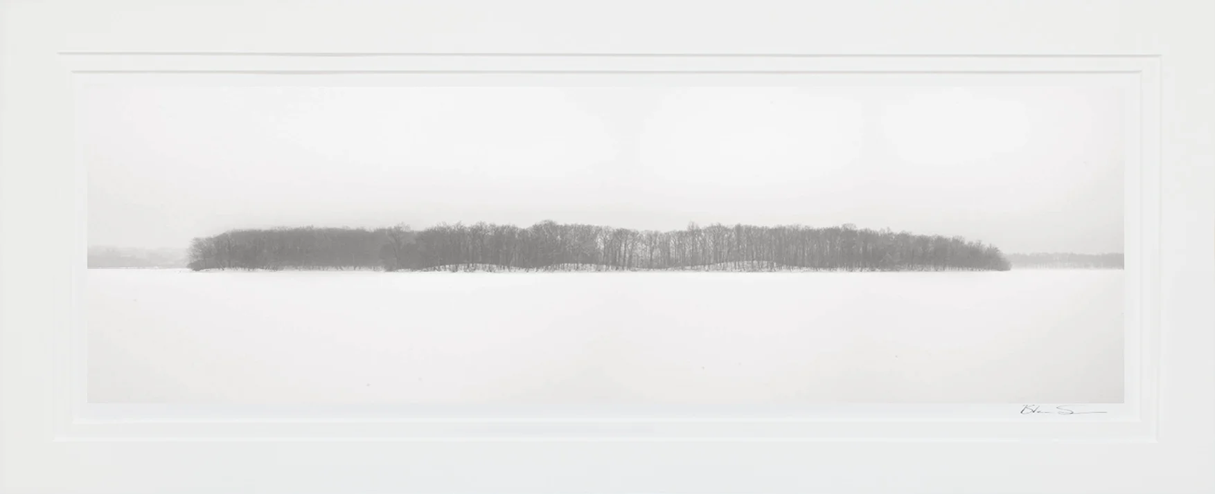 Winter on Kent Lake - Matted