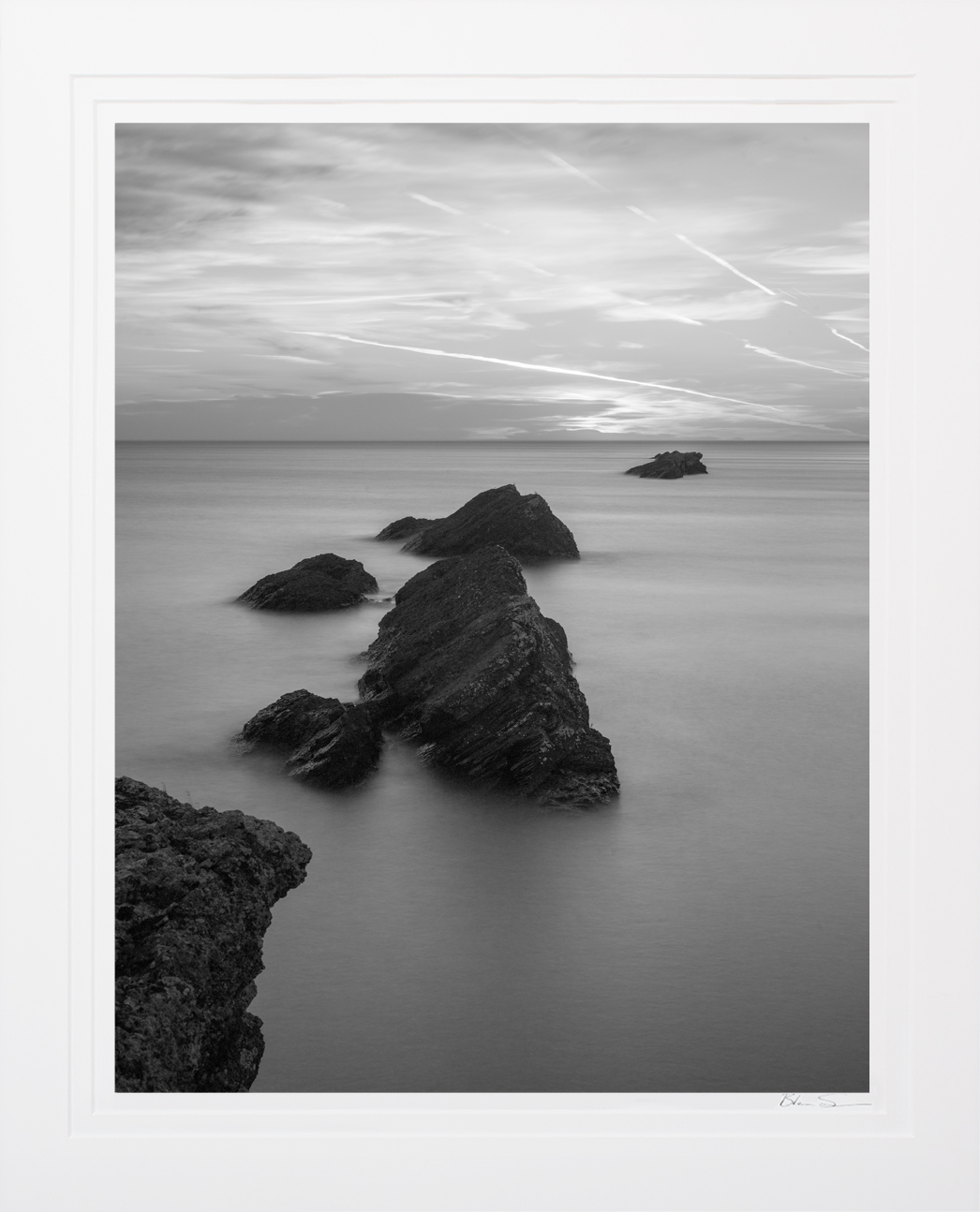 Sunrise on the Rocks - Matted