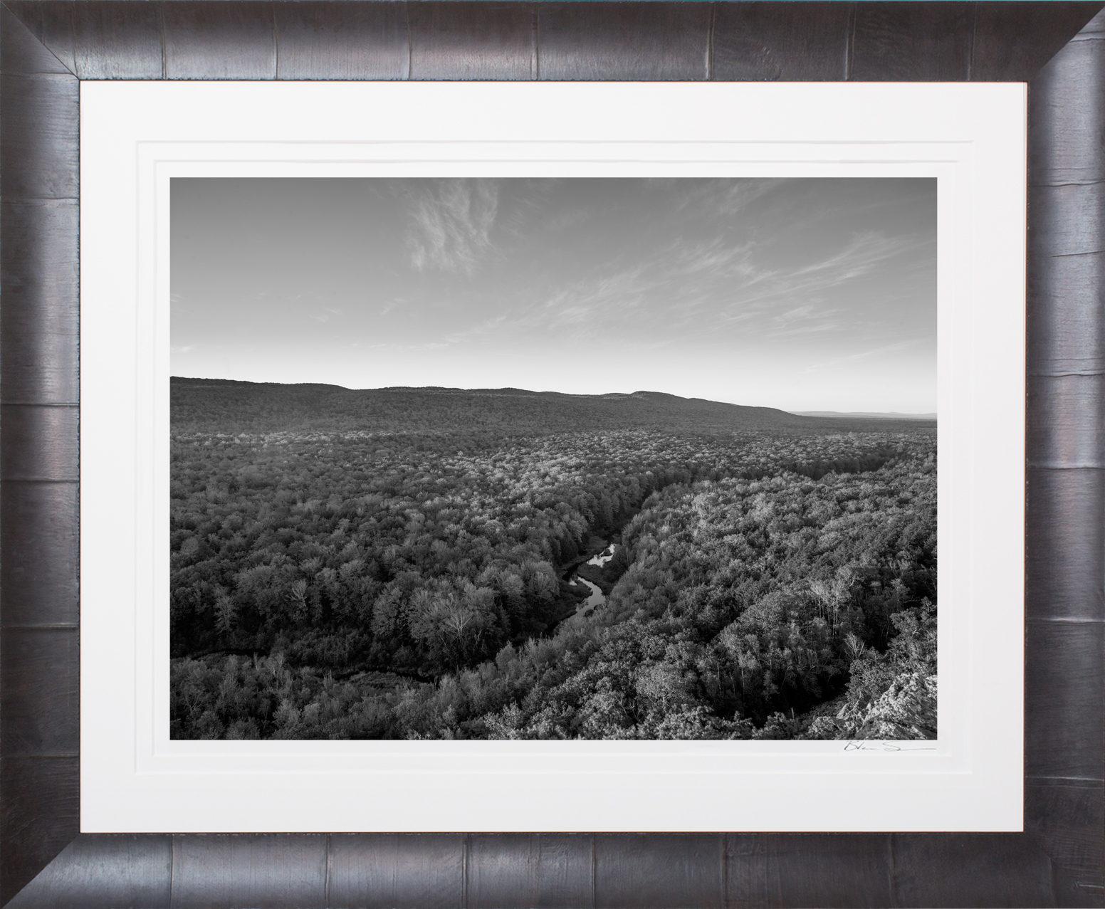 Forest and River, Hills and Sky - Framed