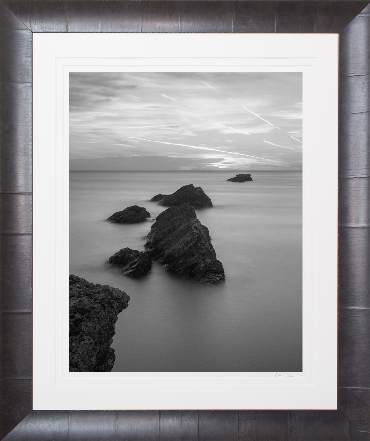 Sunrise on the Rocks - Framed