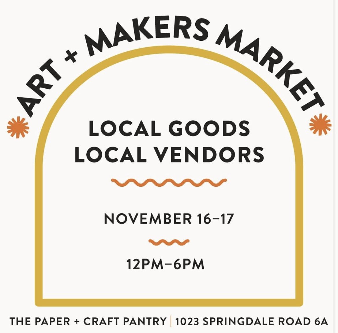 Art + Makers Market at Paper + Craft Pantry