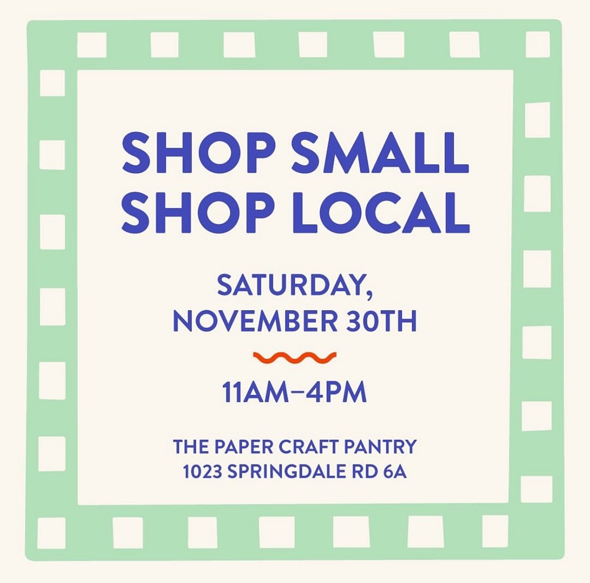 Mark your calendars for the upcoming markets thepapercraftpantry within the Springdale General community ✨ Join them for their Small Business Saturday market on the 30th and the Holiday Market, their last of the season on December 8th. Nearby food, d