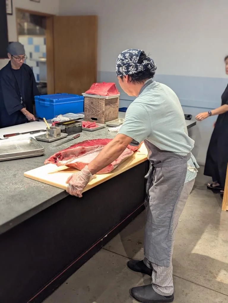 Tuna Breakdown Ceremony at Springdale General