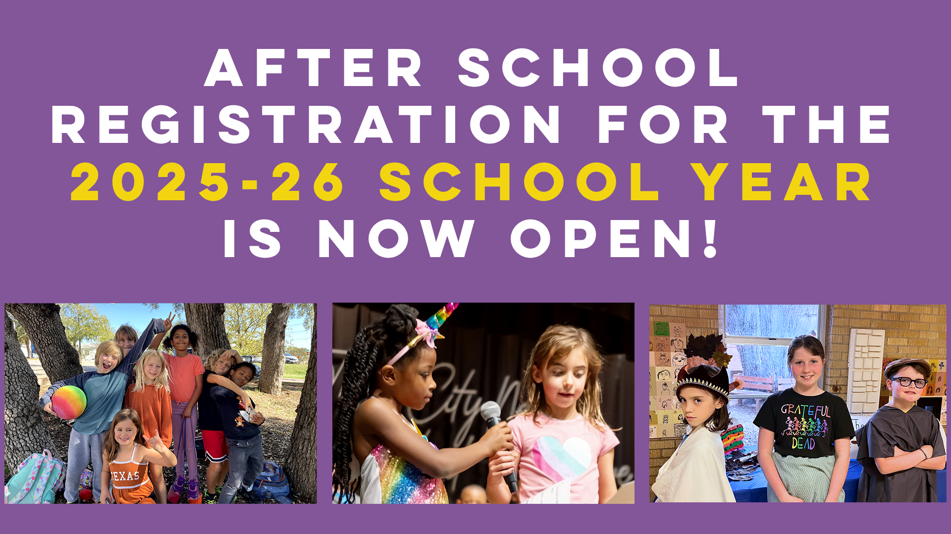 After School Arts Programs - Register Now!