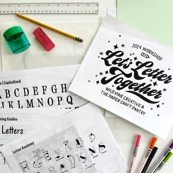 Intro to Lettering Workshop Ticket (In-Studio at Paper + Craft Pantry)
