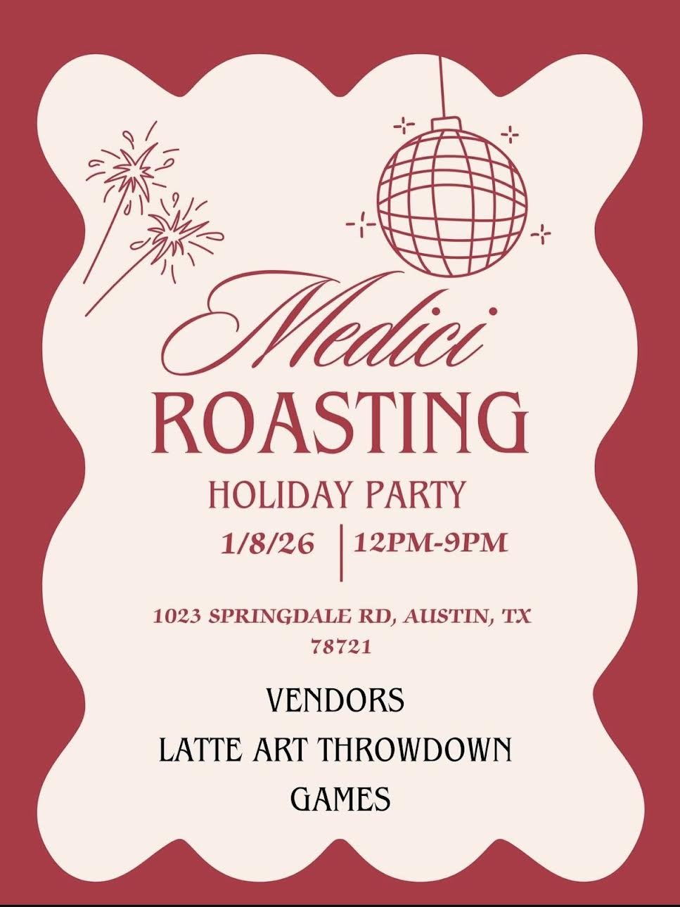 Medici Roasting Holiday Party