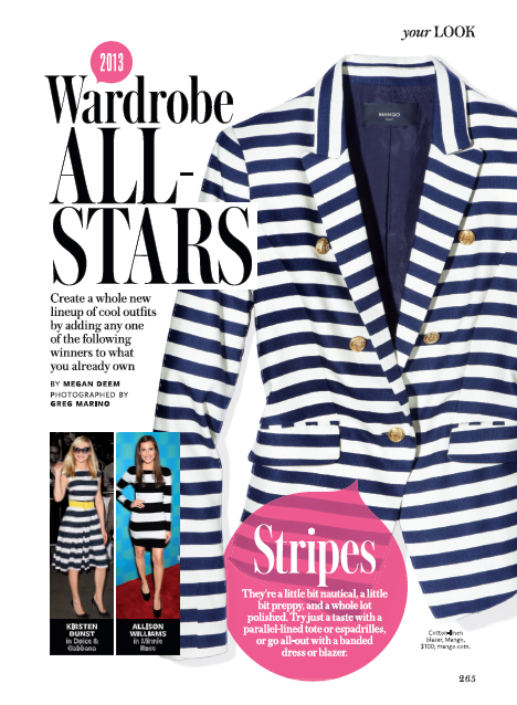 Wardrobe All Stars InStyle Magazine