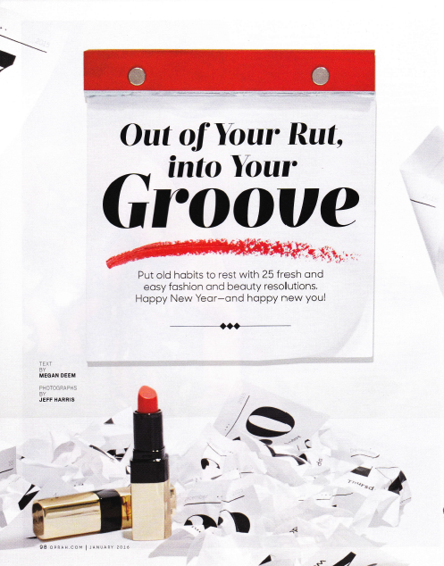 Out of your rut, into your Groove Oprah Magazine