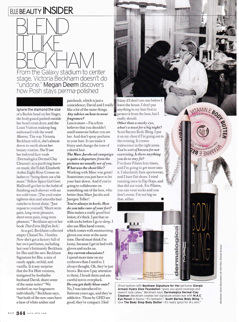 Blend it Like Beckham Elle Magazine - Megan Deem