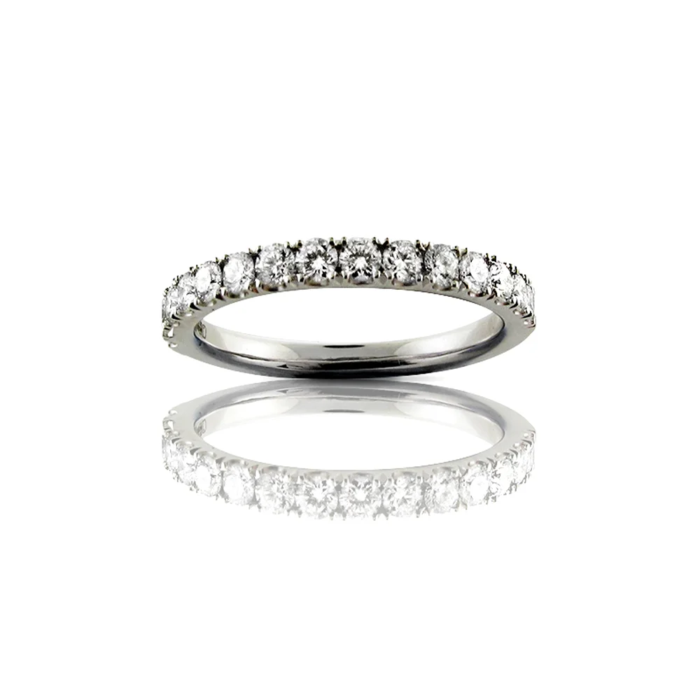 Stunning White Gold Half Eternity Ring