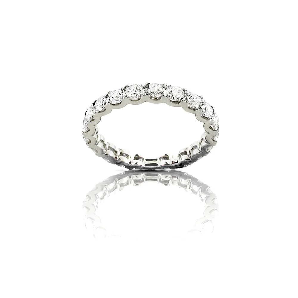 Open Style Round Diamond Full Eternity Ring