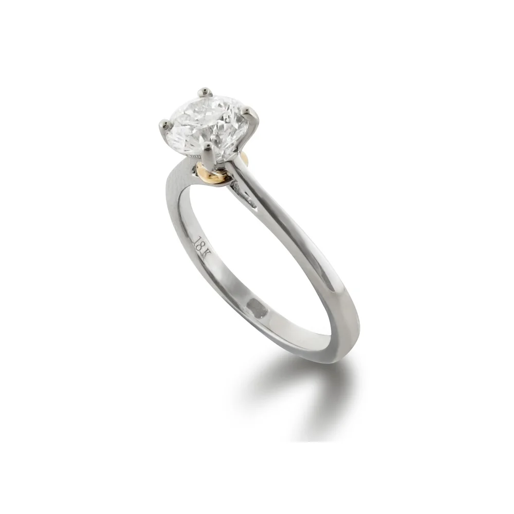 Rose Gold Bolero Diamond Solitaire Ring