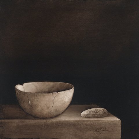 Anasazi Bowl with Rock