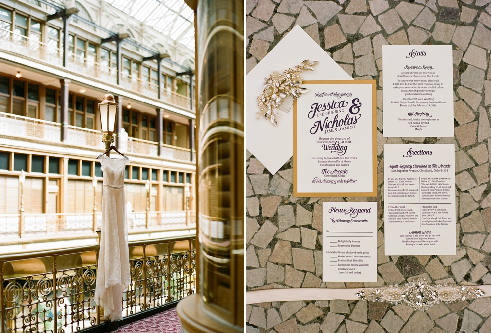 Cleveland Hyatt Arcade Wedding